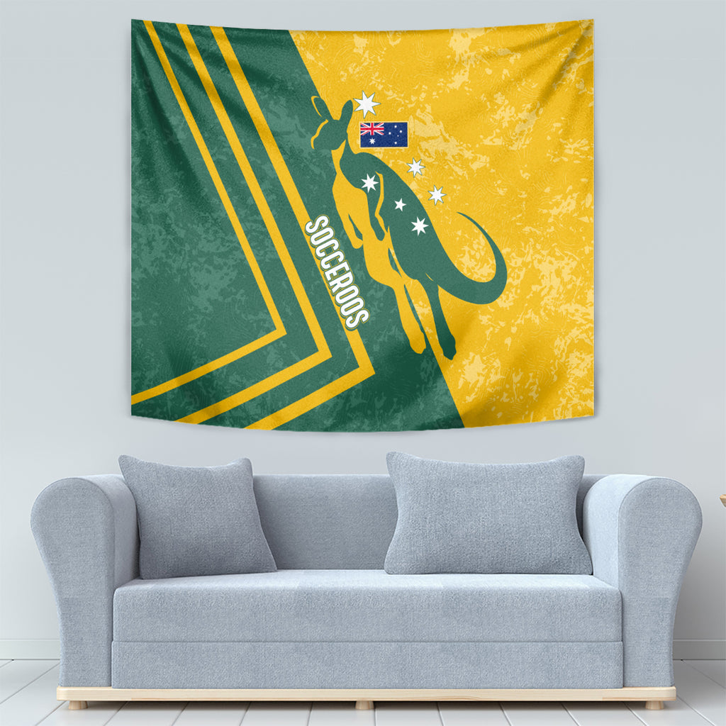personalised-australia-soccer-tapestry-green-gold-go-socceroos