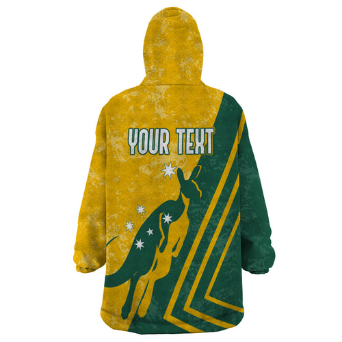 personalised-australia-soccer-wearable-blanket-hoodie-green-gold-go-socceroos