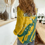 personalised-australia-soccer-women-casual-shirt-green-gold-go-socceroos