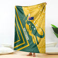 personalised-australia-socceroos-indigenous-blanket-green-gold