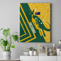 personalised-australia-socceroos-indigenous-canvas-wall-art-green-gold