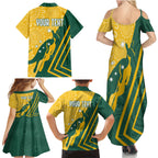personalised-australia-socceroos-indigenous-family-matching-summer-maxi-dress-and-hawaiian-shirt-green-gold