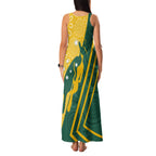 personalised-australia-socceroos-indigenous-family-matching-tank-maxi-dress-and-hawaiian-shirt-green-gold