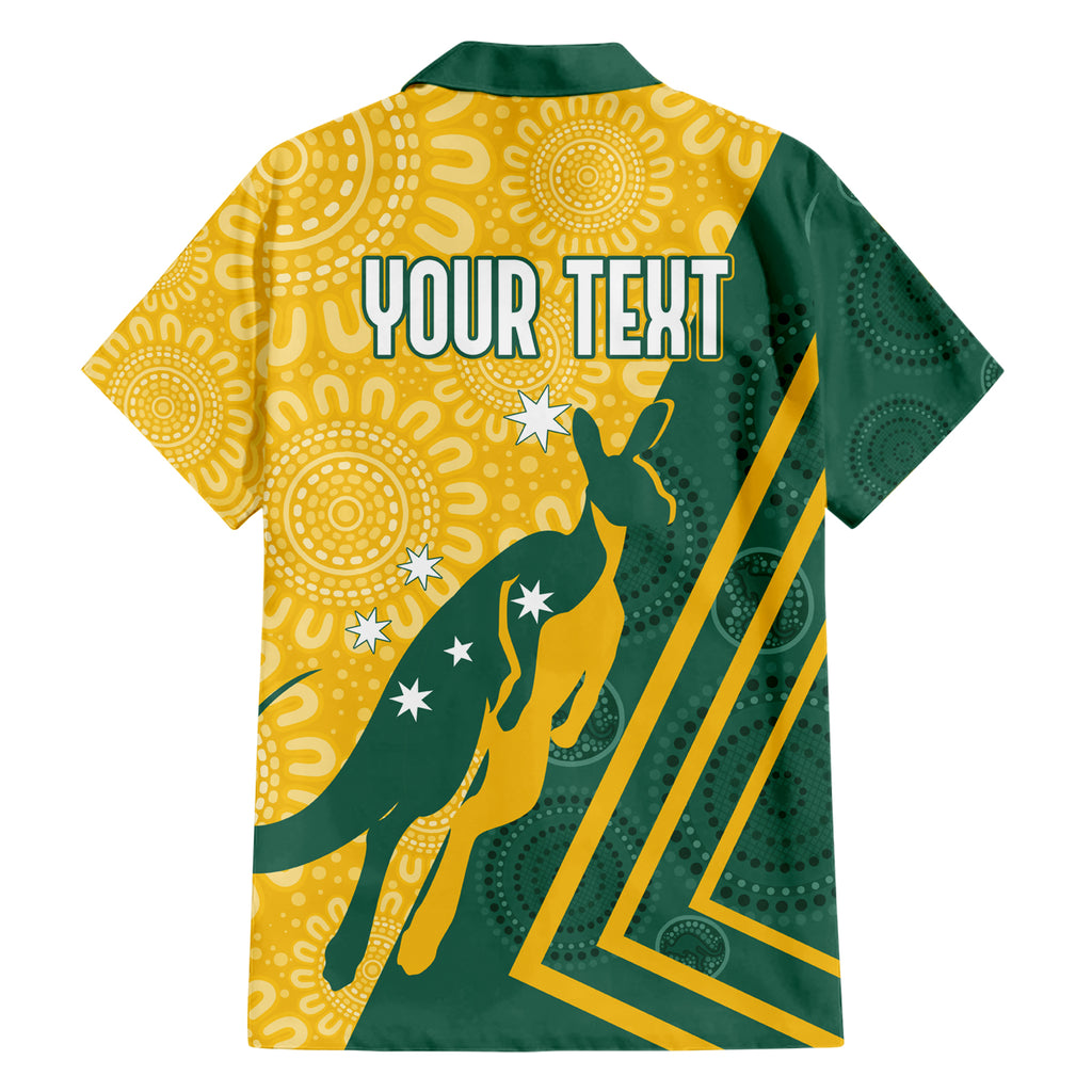 personalised-australia-socceroos-indigenous-hawaiian-shirt-green-gold