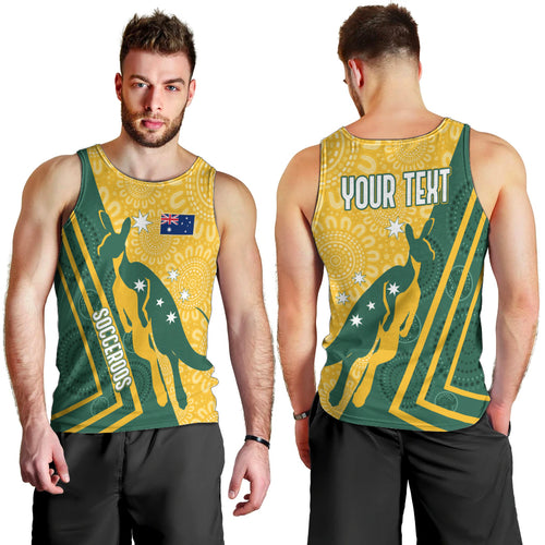 personalised-australia-socceroos-indigenous-men-tank-top-green-gold