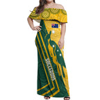 personalised-australia-socceroos-indigenous-off-shoulder-maxi-dress-green-gold