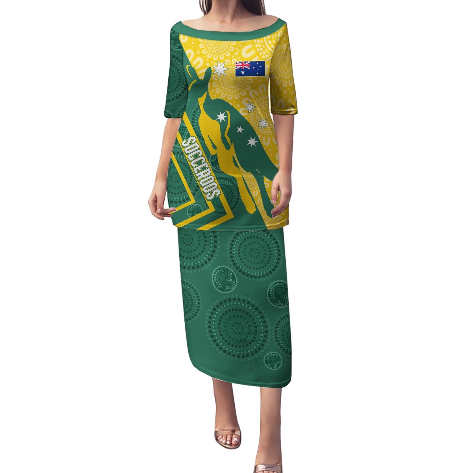 personalised-australia-socceroos-indigenous-puletasi-green-gold