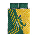 personalised-australia-socceroos-indigenous-quilt-bed-set-green-gold