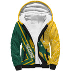 personalised-australia-socceroos-indigenous-sherpa-hoodie-green-gold