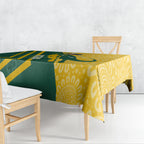 personalised-australia-socceroos-indigenous-tablecloth-green-gold