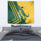 personalised-australia-socceroos-indigenous-tapestry-green-gold