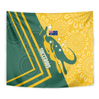 personalised-australia-socceroos-indigenous-tapestry-green-gold