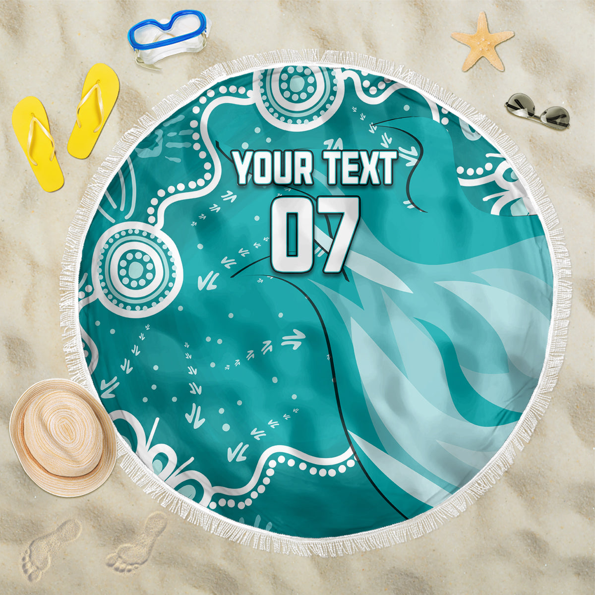 custom-brisbane-cricket-indigenous-beach-blanket-feel-the-heat