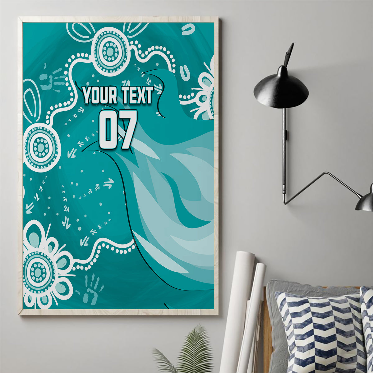 custom-brisbane-cricket-indigenous-canvas-wall-art-feel-the-heat