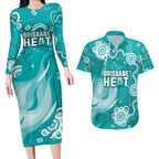 custom-brisbane-cricket-indigenous-couples-matching-long-sleeve-bodycon-dress-and-hawaiian-shirt-feel-the-heat