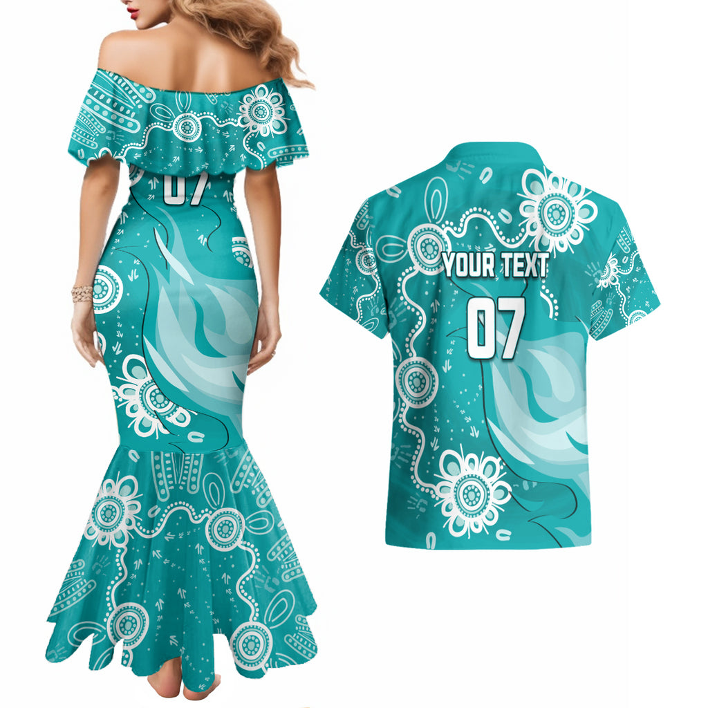 custom-brisbane-cricket-indigenous-couples-matching-mermaid-dress-and-hawaiian-shirt-feel-the-heat