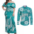 custom-brisbane-cricket-indigenous-couples-matching-off-shoulder-maxi-dress-and-long-sleeve-button-shirt-feel-the-heat