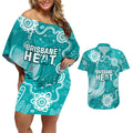 custom-brisbane-cricket-indigenous-couples-matching-off-shoulder-short-dress-and-hawaiian-shirt-feel-the-heat