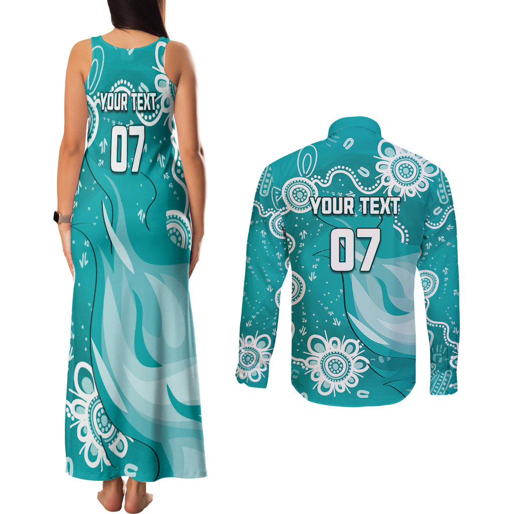 custom-brisbane-cricket-indigenous-couples-matching-tank-maxi-dress-and-long-sleeve-button-shirt-feel-the-heat