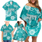 custom-brisbane-cricket-indigenous-family-matching-off-shoulder-short-dress-and-hawaiian-shirt-feel-the-heat