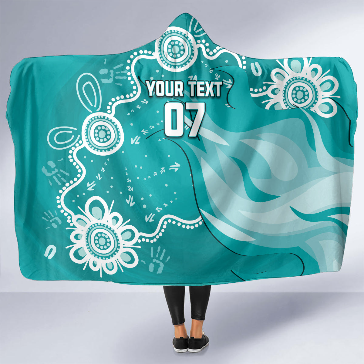 custom-brisbane-cricket-indigenous-hooded-blanket-feel-the-heat