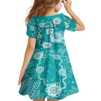 custom-brisbane-cricket-indigenous-kid-short-sleeve-dress-feel-the-heat