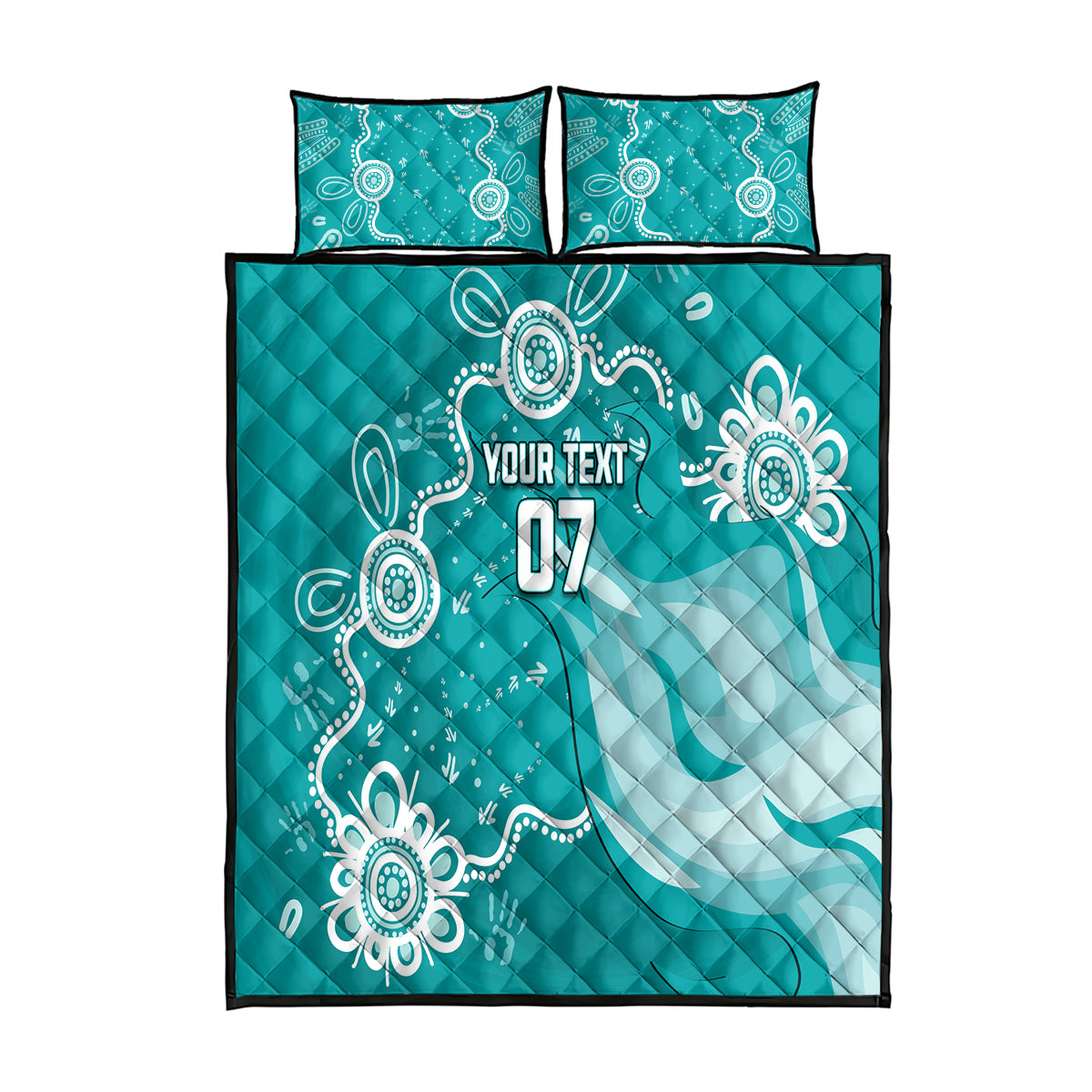 custom-brisbane-cricket-indigenous-quilt-bed-set-feel-the-heat