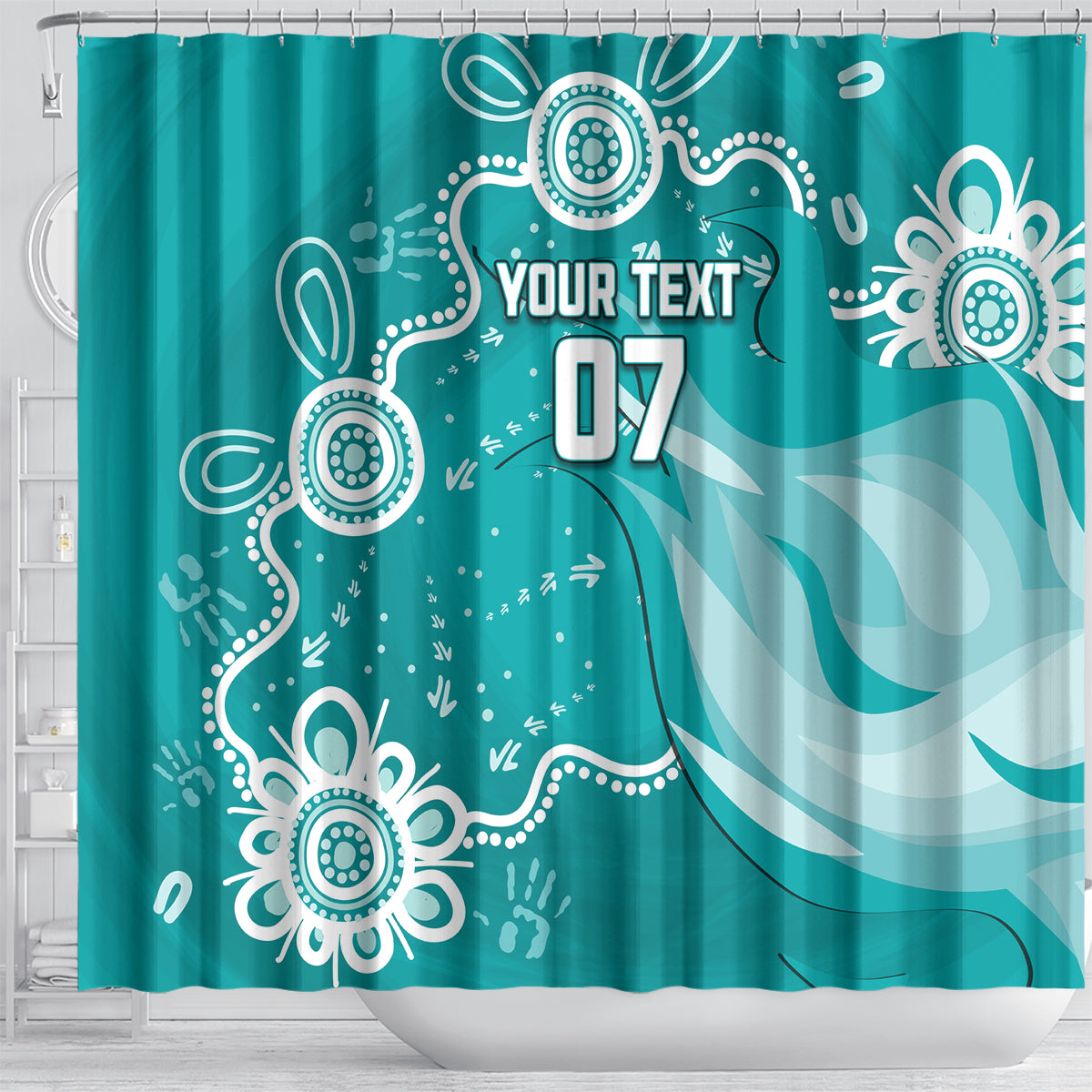 custom-brisbane-cricket-indigenous-shower-curtain-feel-the-heat