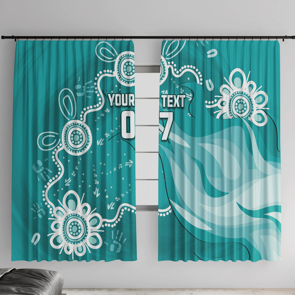 custom-brisbane-cricket-indigenous-window-curtain-feel-the-heat