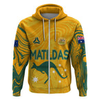 personalised-aussie-matildas-hoodie-2023-women-world-cup-marble-patterns