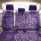 Australia Lupus Awareness Indigenous Back Car Seat Cover Purple Ribbon Aboriginal Butterflies