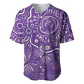 Australia Lupus Awareness Indigenous Baseball Jersey Purple Ribbon Aboriginal Butterflies