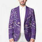 Australia Lupus Awareness Indigenous Blazer Purple Ribbon Aboriginal Butterflies