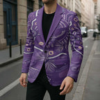 Australia Lupus Awareness Indigenous Blazer Purple Ribbon Aboriginal Butterflies