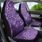 Australia Lupus Awareness Indigenous Car Seat Cover Purple Ribbon Aboriginal Butterflies