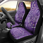 Australia Lupus Awareness Indigenous Car Seat Cover Purple Ribbon Aboriginal Butterflies