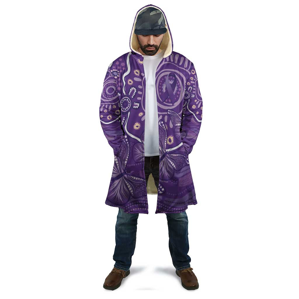 Australia Lupus Awareness Indigenous Cloak Purple Ribbon Aboriginal Butterflies