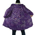 Australia Lupus Awareness Indigenous Cloak Purple Ribbon Aboriginal Butterflies