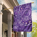 Australia Lupus Awareness Indigenous Garden Flag Purple Ribbon Aboriginal Butterflies