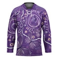Australia Lupus Awareness Indigenous Hockey Jersey Purple Ribbon Aboriginal Butterflies