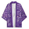 Australia Lupus Awareness Indigenous Kimono Purple Ribbon Aboriginal Butterflies