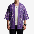 Australia Lupus Awareness Indigenous Kimono Purple Ribbon Aboriginal Butterflies