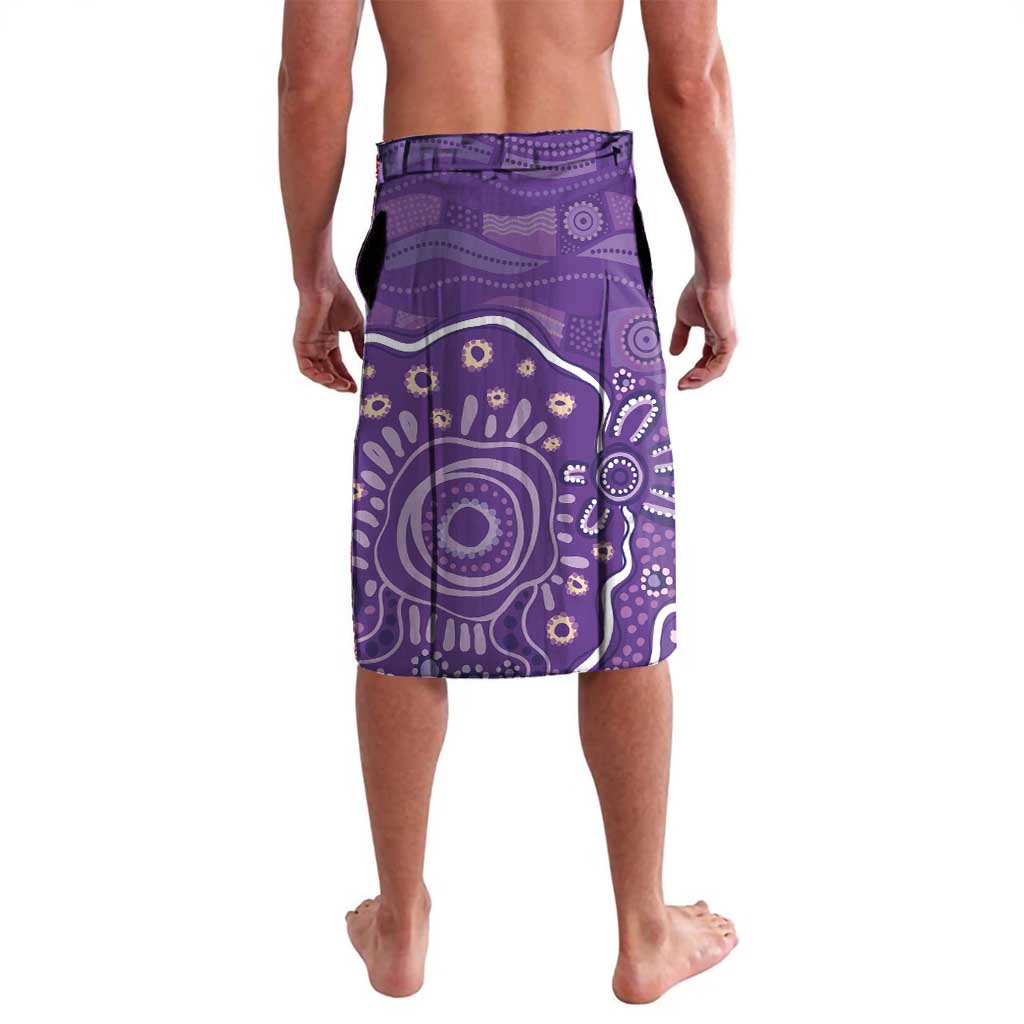 Australia Lupus Awareness Indigenous Lavalava Purple Ribbon Aboriginal Butterflies