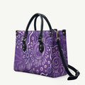 Australia Lupus Awareness Indigenous Leather Bag Purple Ribbon Aboriginal Butterflies