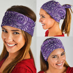 Australia Lupus Awareness Indigenous Neck Gaiter Purple Ribbon Aboriginal Butterflies