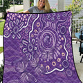Australia Lupus Awareness Indigenous Quilt Purple Ribbon Aboriginal Butterflies