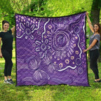Australia Lupus Awareness Indigenous Quilt Purple Ribbon Aboriginal Butterflies