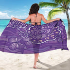 Australia Lupus Awareness Indigenous Sarong Purple Ribbon Aboriginal Butterflies