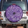Australia Lupus Awareness Indigenous Spare Tire Cover Purple Ribbon Aboriginal Butterflies