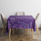 Australia Lupus Awareness Indigenous Tablecloth Purple Ribbon Aboriginal Butterflies